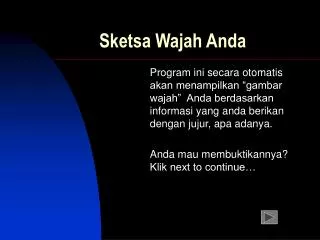 sketsa wajah anda