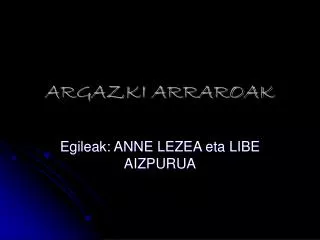 argazki arraroak