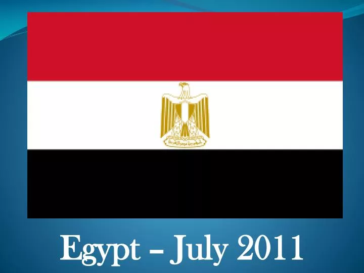 egypt july 2011