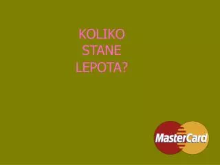 koliko stane lepota