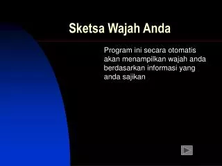 sketsa wajah anda