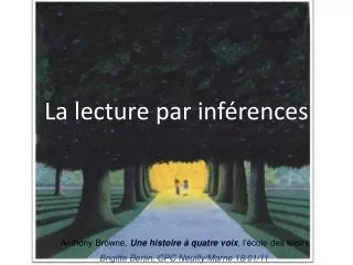 la lecture par inf rences