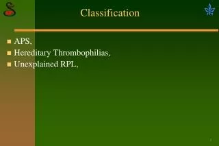 Classification