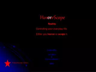 HorrorScope