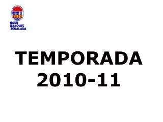 temporada 2010 11
