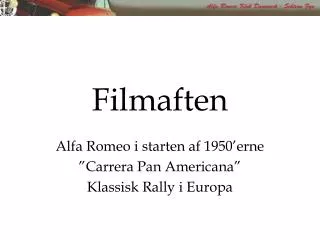 filmaften