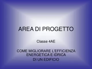 classe 4ae come migliorare l efficienza energetica e idrica di un edificio