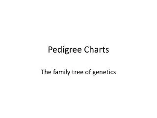 pedigree charts