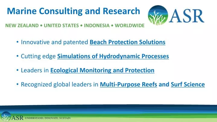 marine consulting and research new zealand united states indonesia worldwide