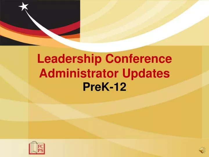 leadership conference administrator updates