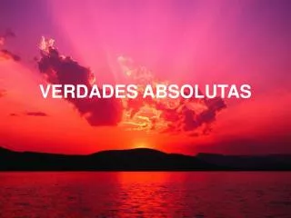 verdades absolutas