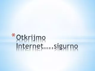 otkrijmo internet sigurno