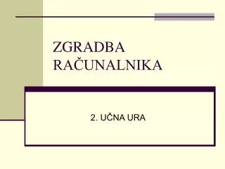 zgradba ra unalnika