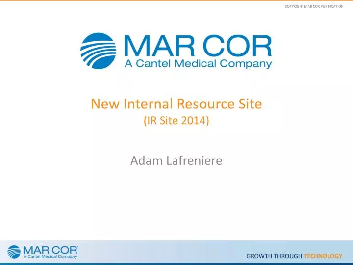 new internal resource site ir site 2014