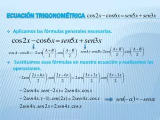 ecuaci n trigonom trica