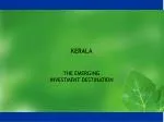 Kerala: The Emerging Investment Destination with Unique Advantages - slide 1