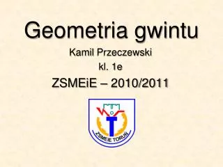 geometria gwintu