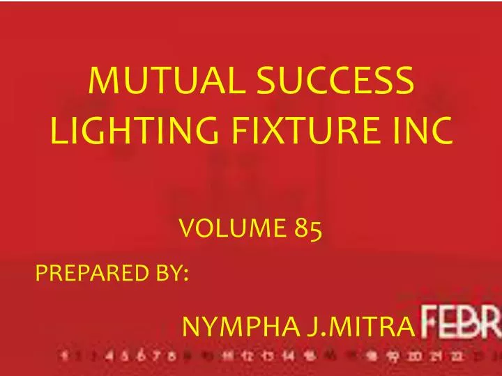 mutual success lighting fixture inc
