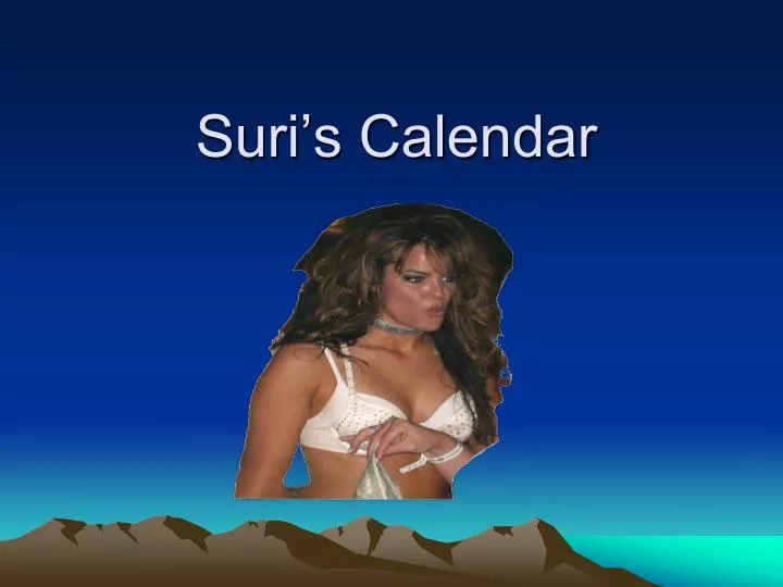 suri s calendar