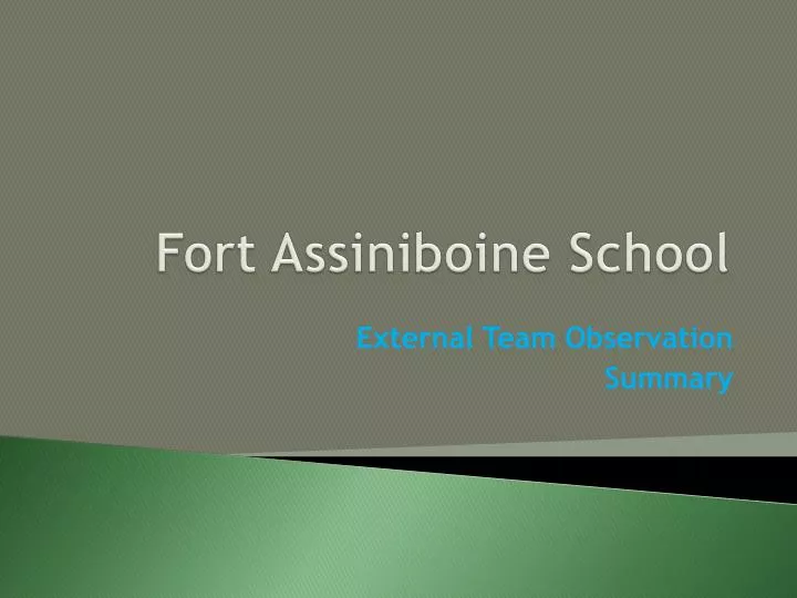 fort assiniboine school