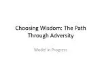 Choosing Wisdom: The Path Through Adversity - slide 1