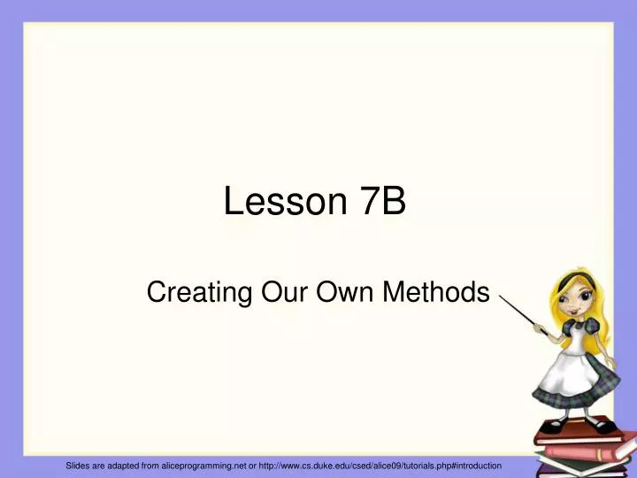 lesson 7b