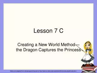 Lesson 7 C