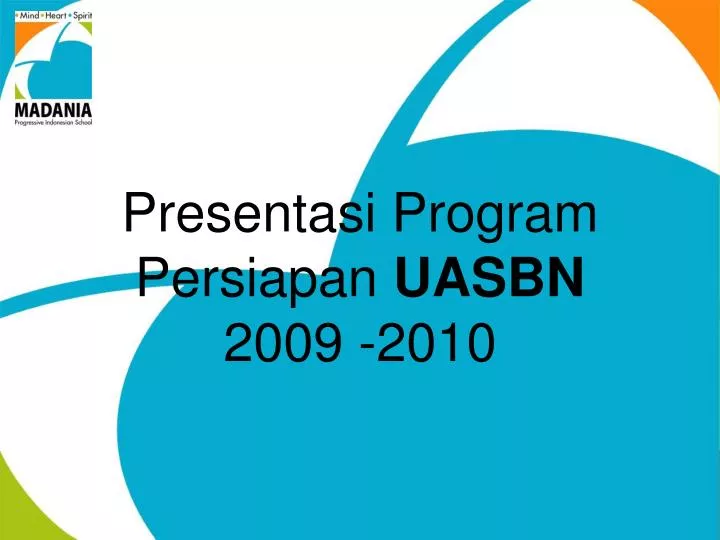 presentasi program persiapan uasbn 2009 2010