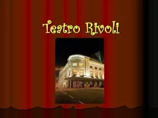 teatro rivoli