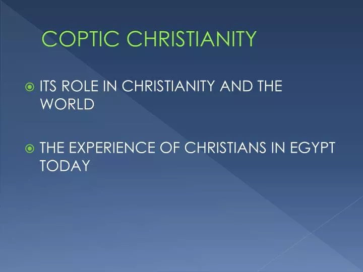 coptic christianity