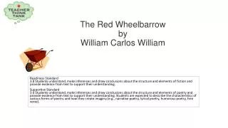 The Red Wheelbarrow by William Carlos William