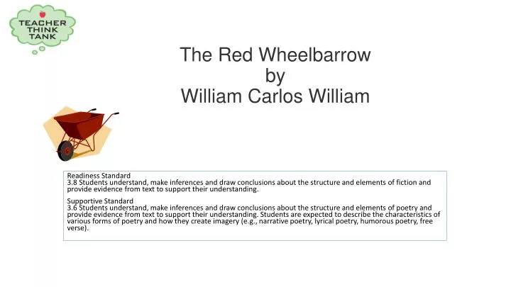 the red wheelbarrow by william carlos william