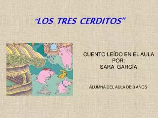 los tres cerditos