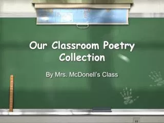 Our Classroom Poetry Collection