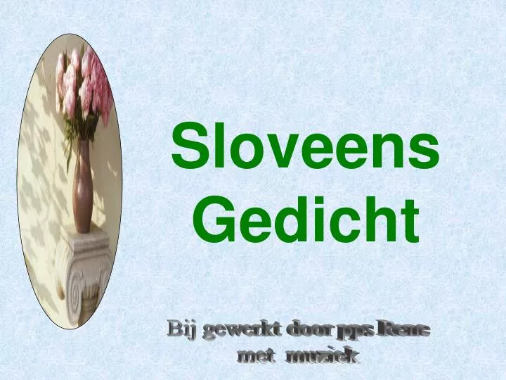 sloveens gedicht