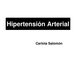 hipertensi n arterial