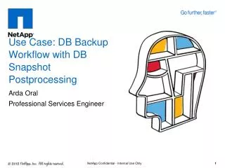 Use Case: DB Backup Workflow with DB Snapshot Postprocessing