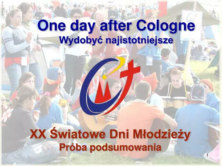 xx wiatowe dni m odzie y pr ba podsumowania