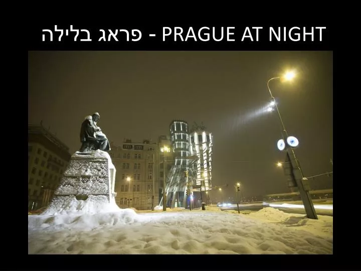 prague at night