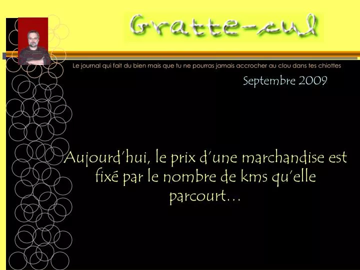 aujourd hui le prix d une marchandise est fix par le nombre de kms qu elle parcourt