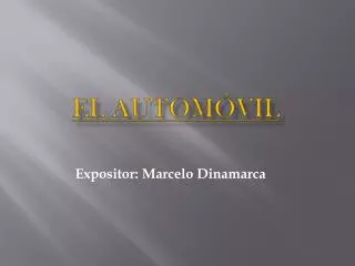 el autom vil
