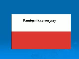 pami tnik terrorysty