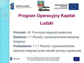 program operacyjny kapita ludzki
