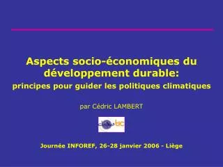 journ e inforef 26 28 janvier 2006 li ge