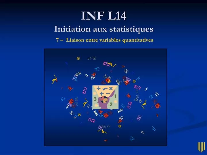 inf l14 initiation aux statistiques 7 liaison entre variables quantitatives
