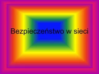 bezpiecze stwo w sieci