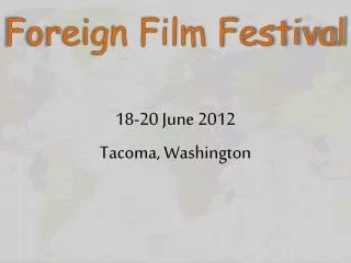 Foreign Film Festival