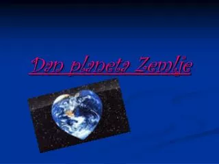 dan planeta zemlje