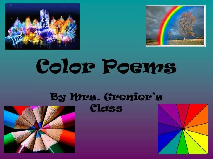color poems