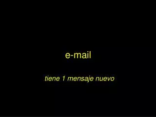 e mail
